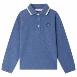 Polo Jerry Coton Bio | Bleu gris