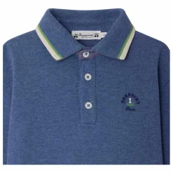 Polo Jerry Coton Bio | Bleu gris
