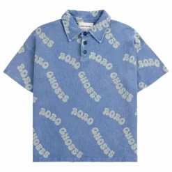 Polo Logo Coton Bio | Bleu