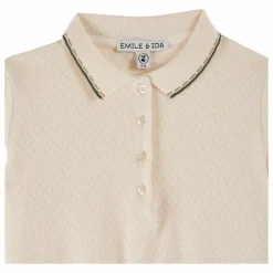 Polo Pointelle | Crème