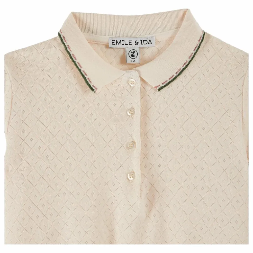 Polo Pointelle | Crème