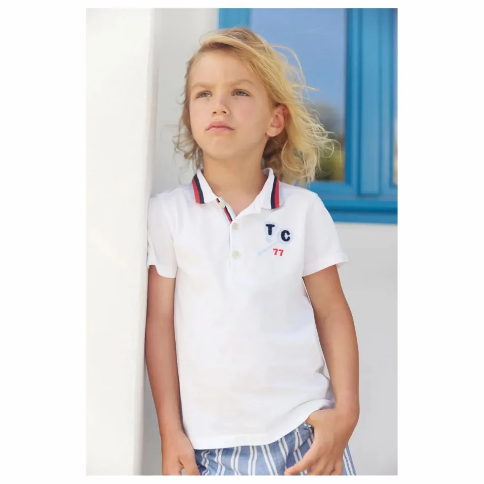 Polo Raquette Badminton | Blanc