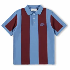 Polo Reyo Rayé Coton Bio | Bleu
