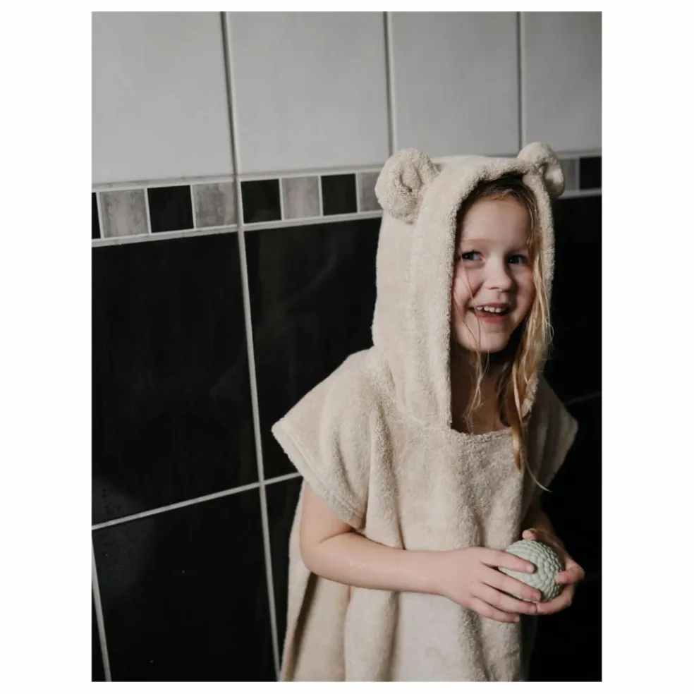 Poncho de bain | Beige