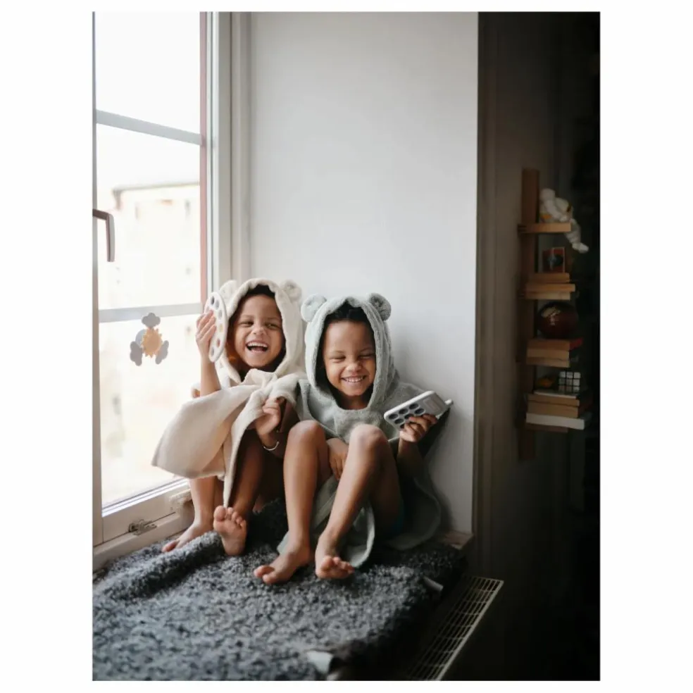 Poncho de bain | Beige