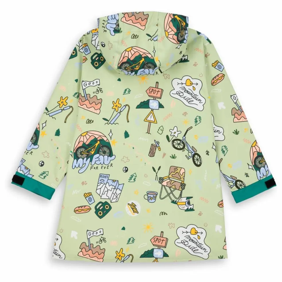 Poncho Imperméable Mountain Ride | Vert pâle