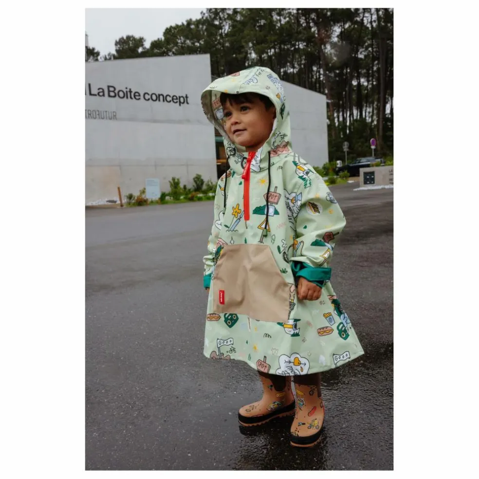 Poncho Imperméable Mountain Ride | Vert pâle