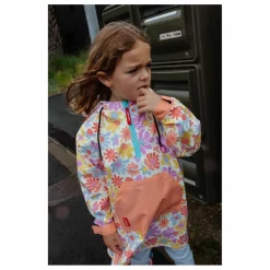 Poncho Imperméable Retro Flowers | Rose