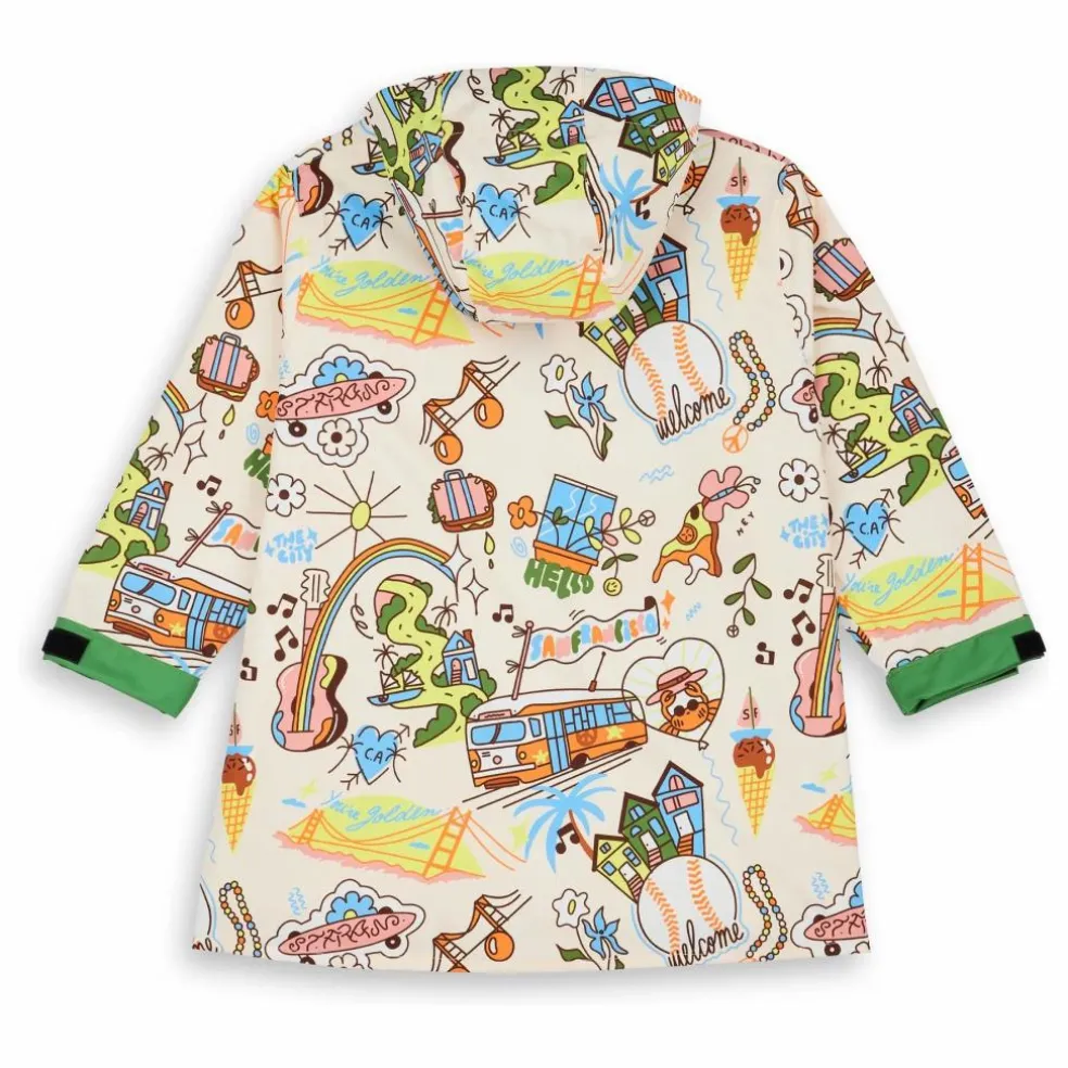 Poncho Imperméable San Francisco | Ecru