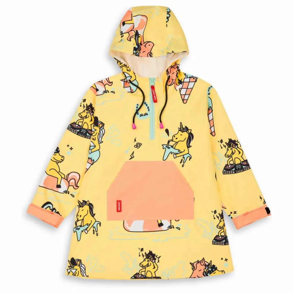 Poncho Imperméable Unicorn | Jaune