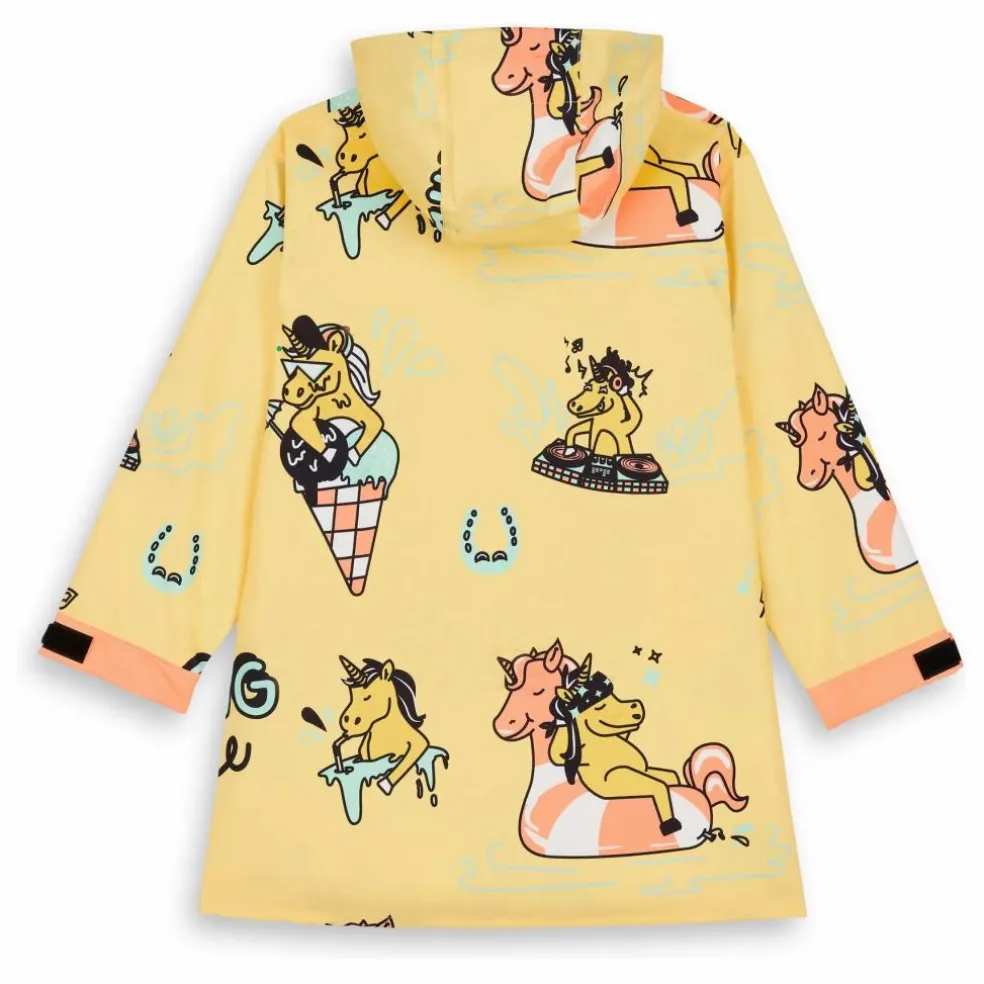 Poncho Imperméable Unicorn | Jaune