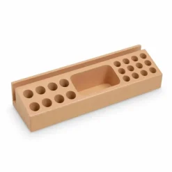 Porte crayon en bois de frêne | Beige