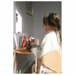 Porte crayon en bois de frêne | Beige