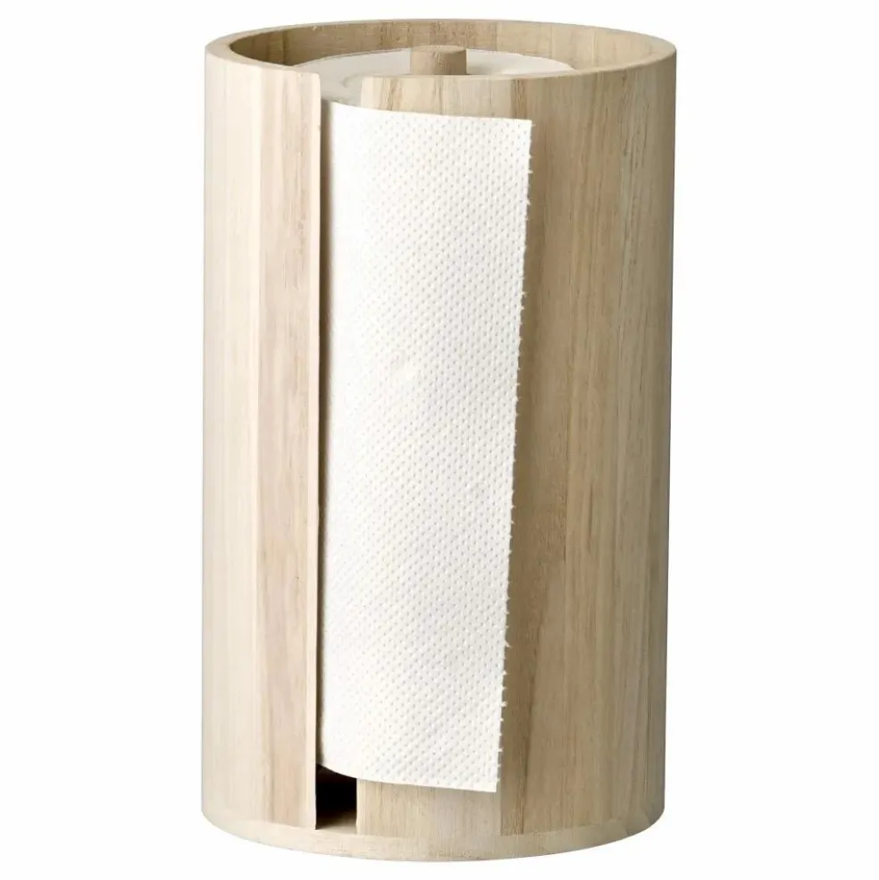 Porte essuie-tout en bois