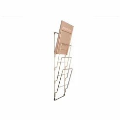 Porte magazine en acier doré | Doré