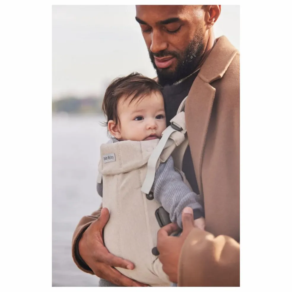 Porte-bébé Harmony en jersey tissé chiné | Beige