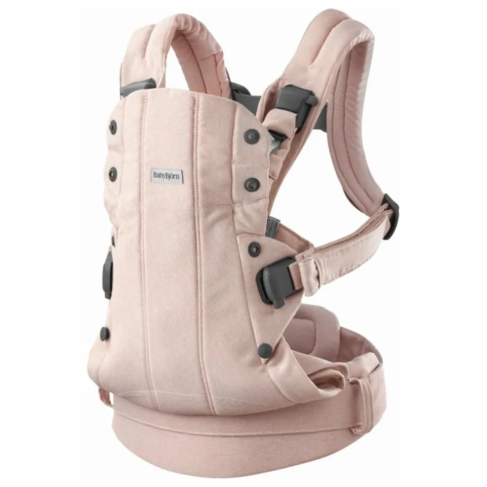 Porte-bébé Harmony en jersey tissé chiné | Rose