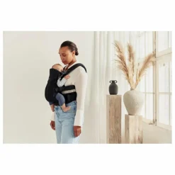 Porte-bébé Harmony en mesh | Noir