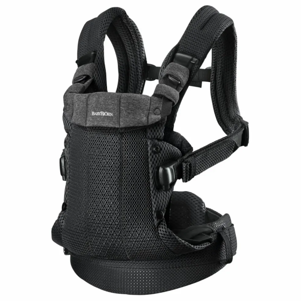 Porte-bébé Harmony en mesh | Noir