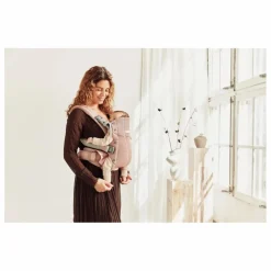 Porte-bébé Harmony en mesh | Rose poudré