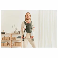 Porte-bébé Mini en coton | Vert foncé