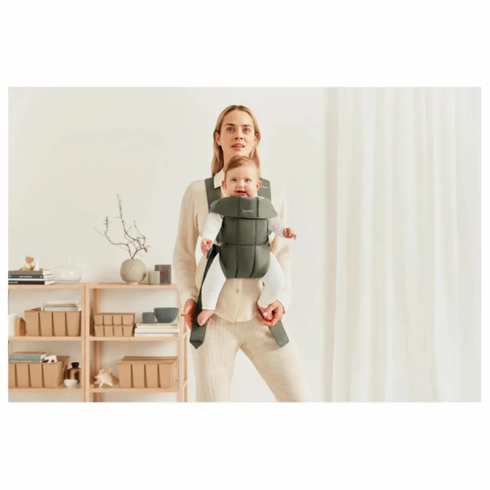 Porte-bébé Mini en coton | Vert foncé