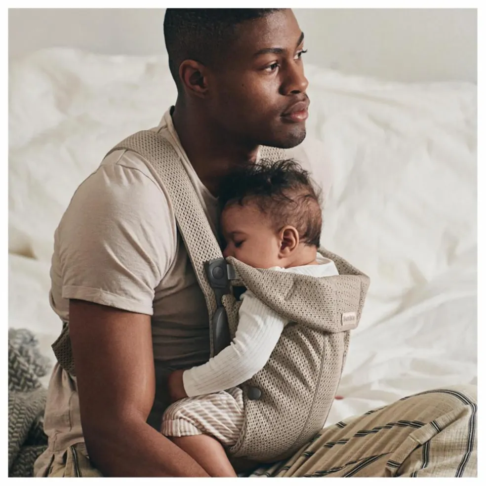 Porte-bébé Mini en mesh | Beige
