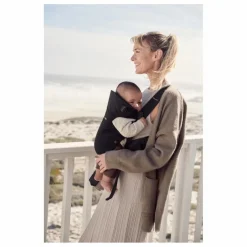 Porte-bébé Mini en mesh | Noir