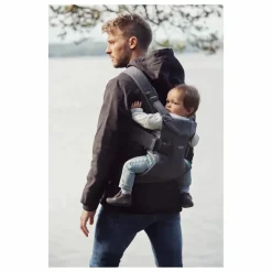 Porte-bébé One Air en mesh | Gris anthracite