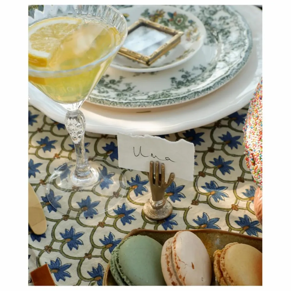 Porte-carte en laiton mat Jana Hand | Gold