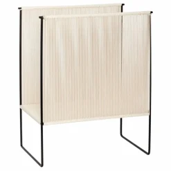 Porte-revues en corde et métal | Noir