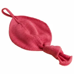 Porte-Tétine Titi Laine Mérinos | Rose fuschia