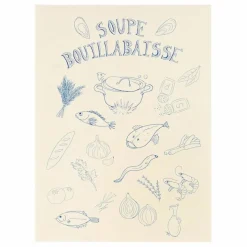 Poster Soupe Bouillabaisse | Bleu