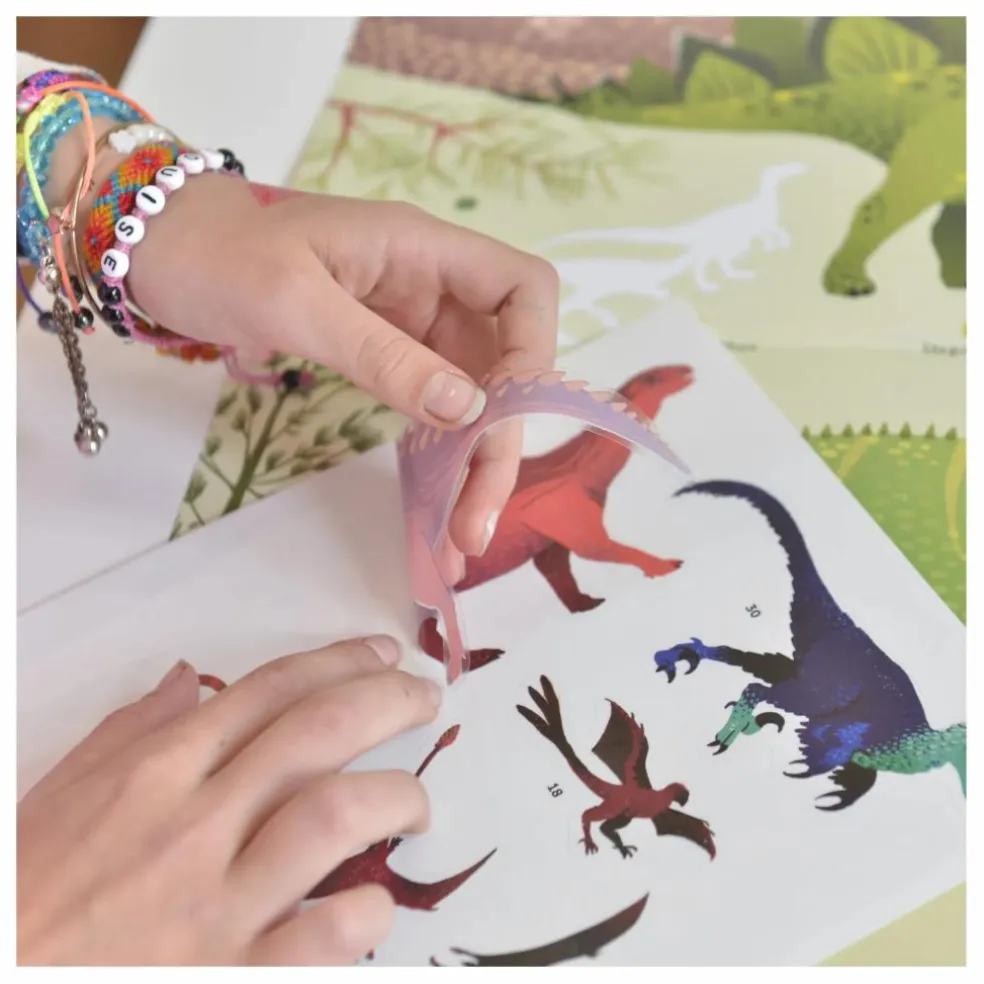 Poster sticker Dinosaures