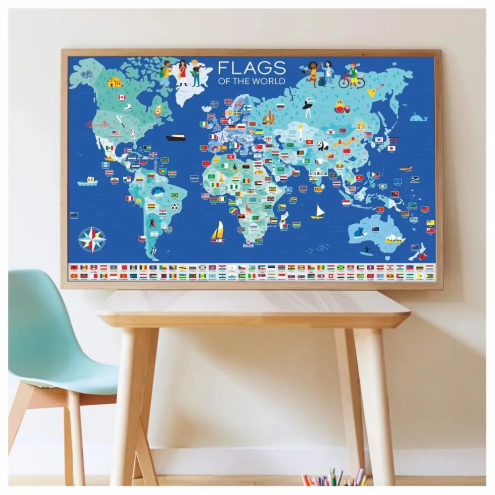 Poster sticker Drapeaux