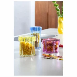 Pot en verre Astral | Bleu
