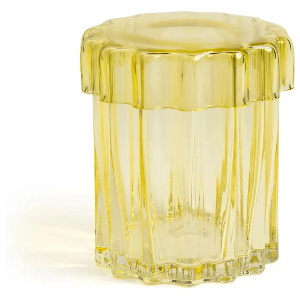 Pot en verre Astral | Jaune