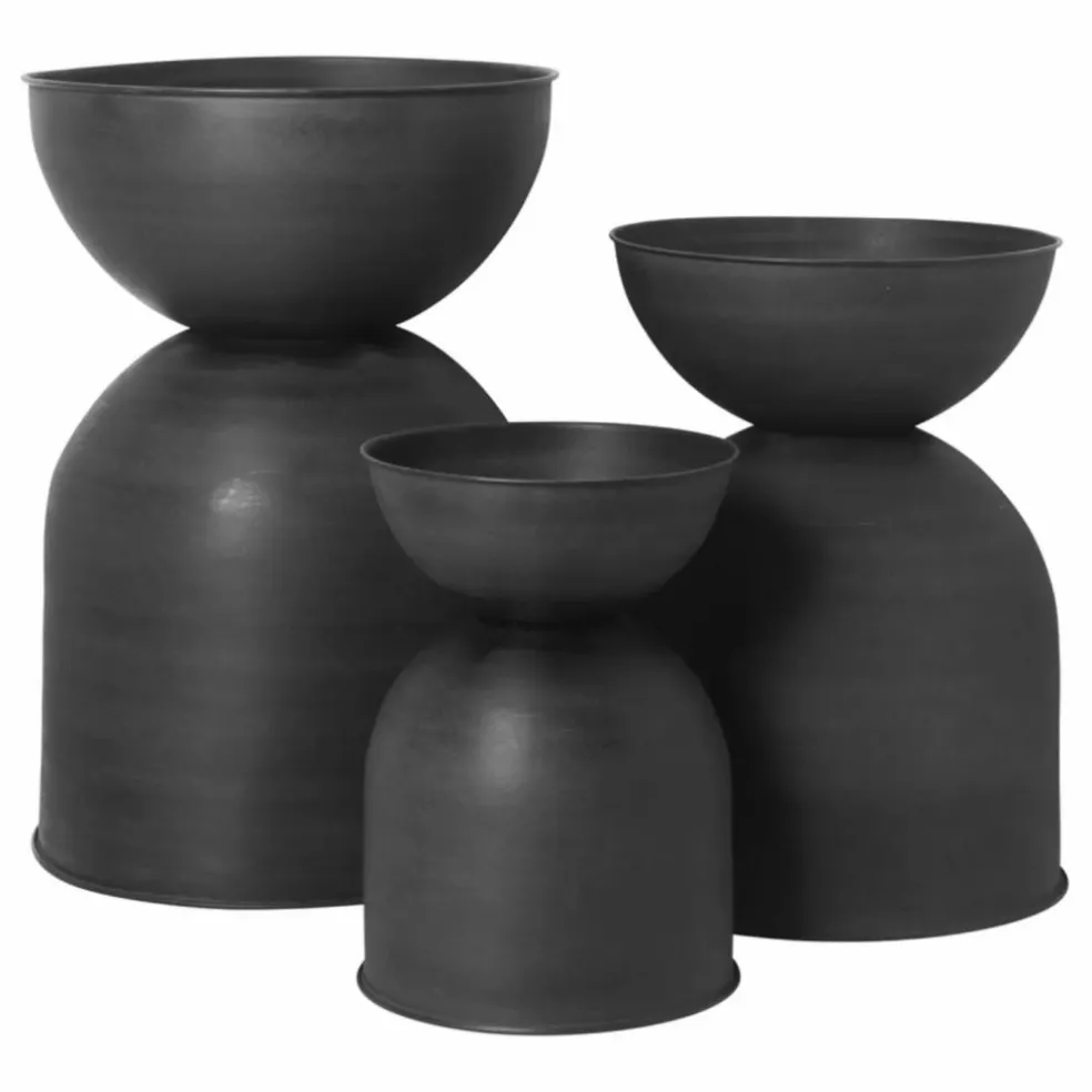 Pot Hourglass | Noir