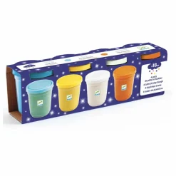 Pots de pâte à modeler Pailletées - Set de 4