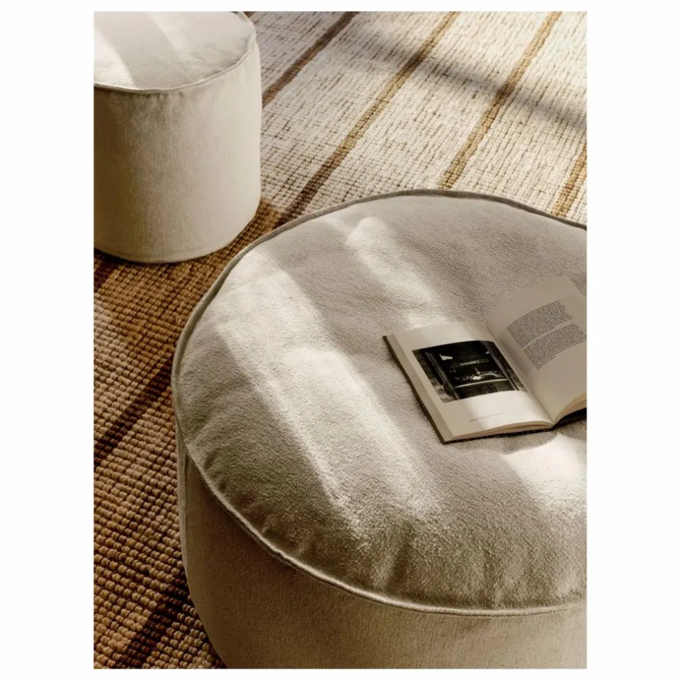 Pouf Aun | Ivoire