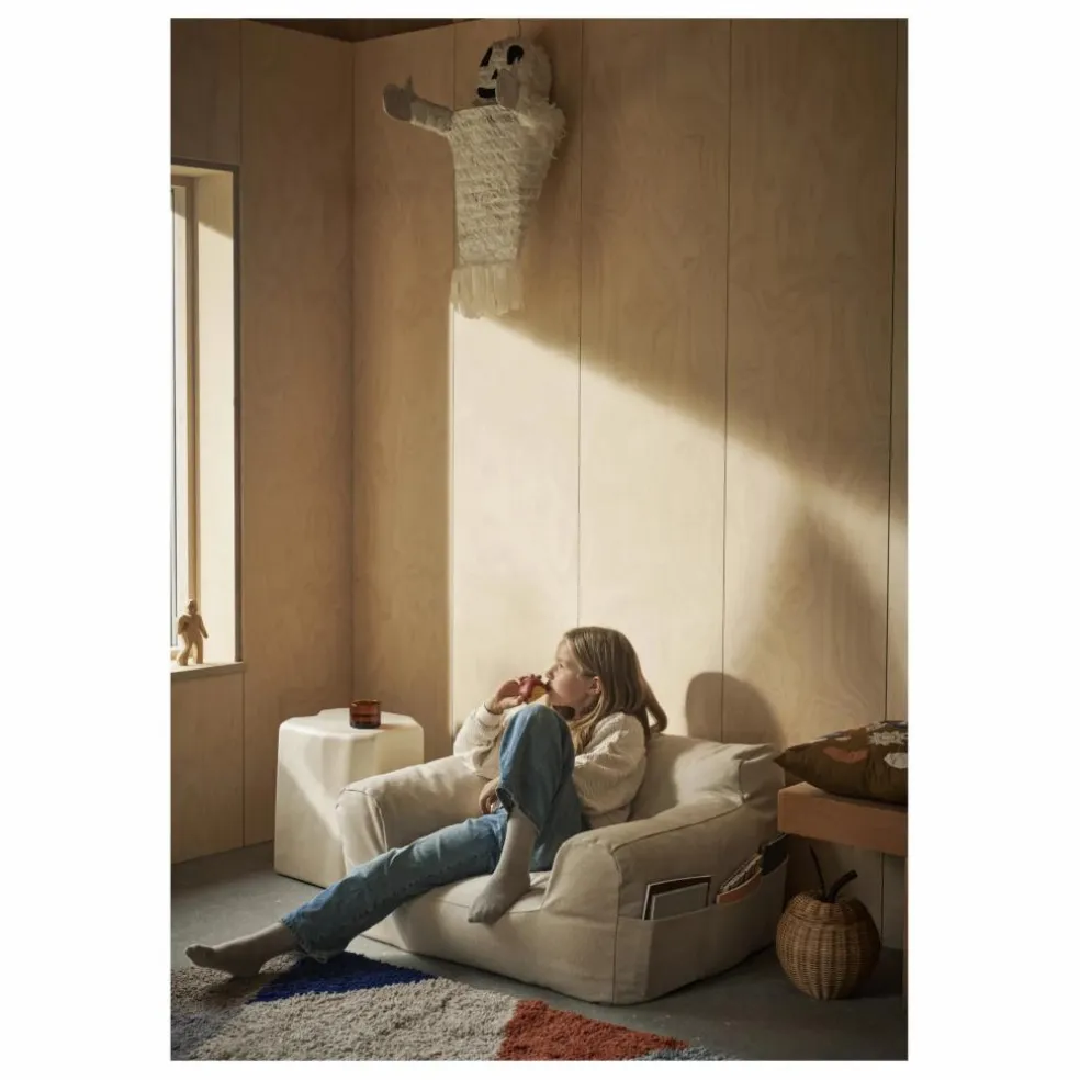 Pouf Billow | Blanc cassé