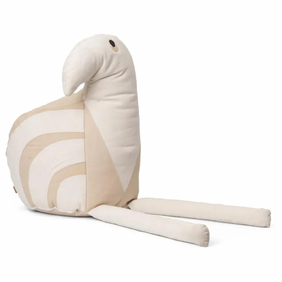 Pouf Birdy | Blanc cassé