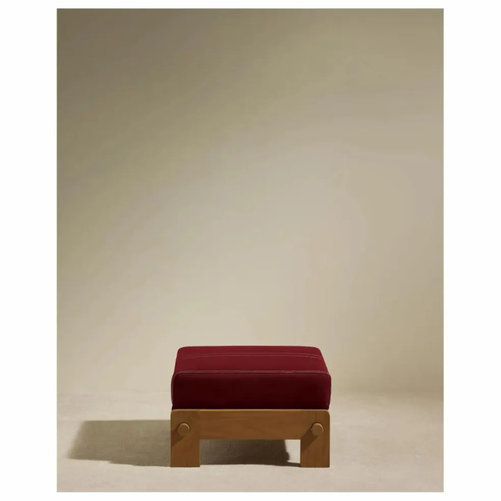 Pouf d'extérieur Graney | Carmin
