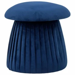 Pouf en polyester recyclé Roberta | Bleu