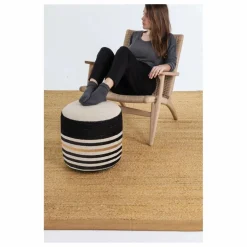 Pouf Kilim 2 | Noir