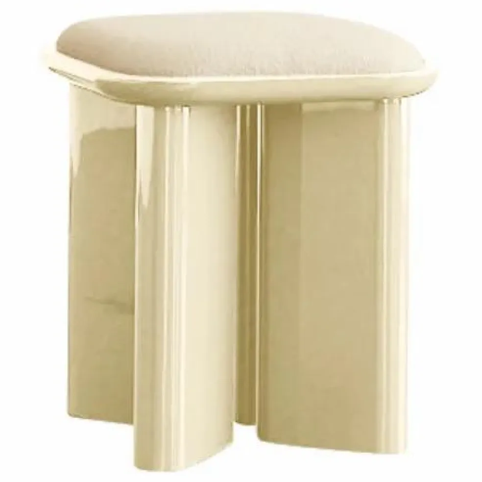 Pouf lazare | Crème