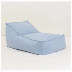 Pouf long Lucky | Bleu