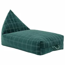 Pouf long Oasis en eco-velours | Vert