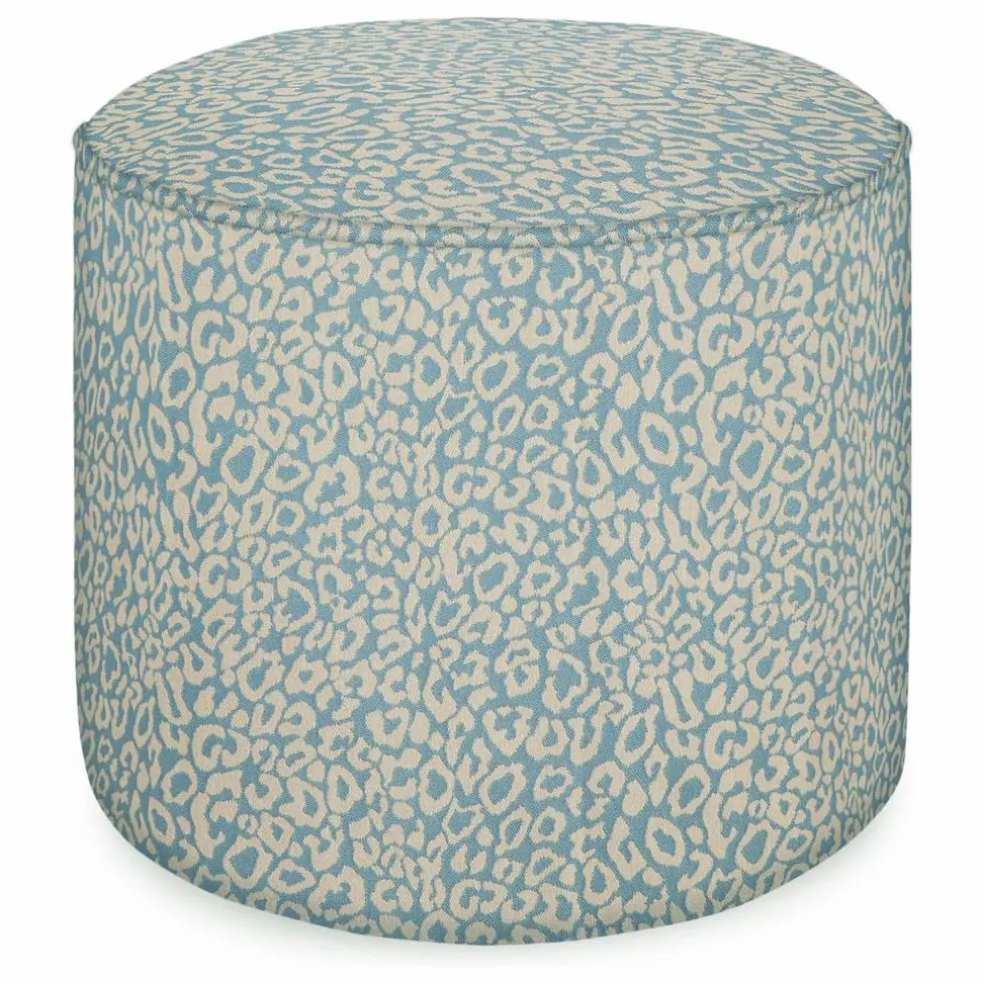 Pouf Maya | Bleu Glacier