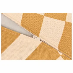 Pouf rond Vibes Tiles | Jaune
